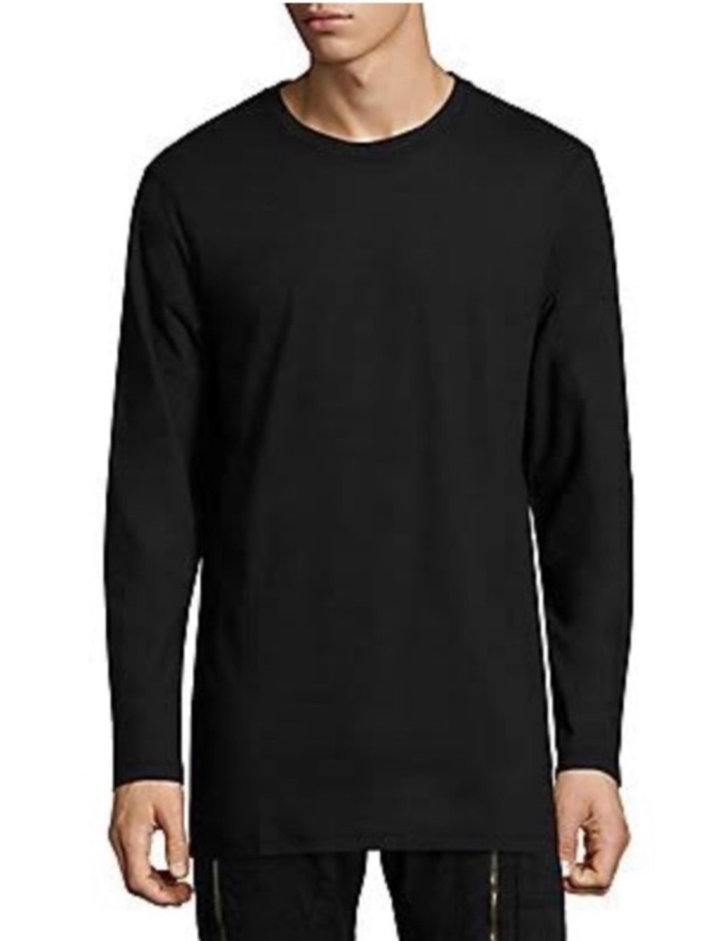 Helmut Lang Italian Long Sleeve Cotton Tee